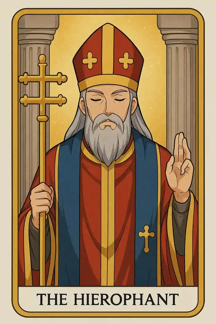 Архетип Наставник, аркан 5 Иерофант