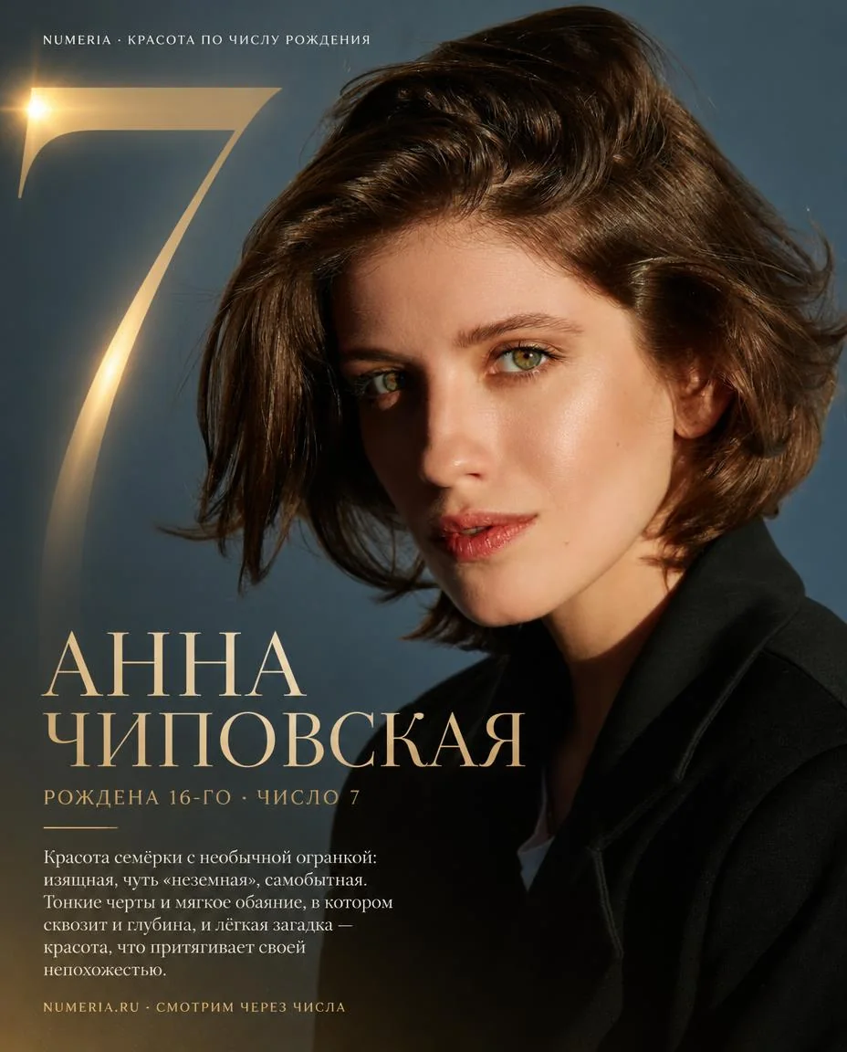 Анна Чиповская — красота числа 7