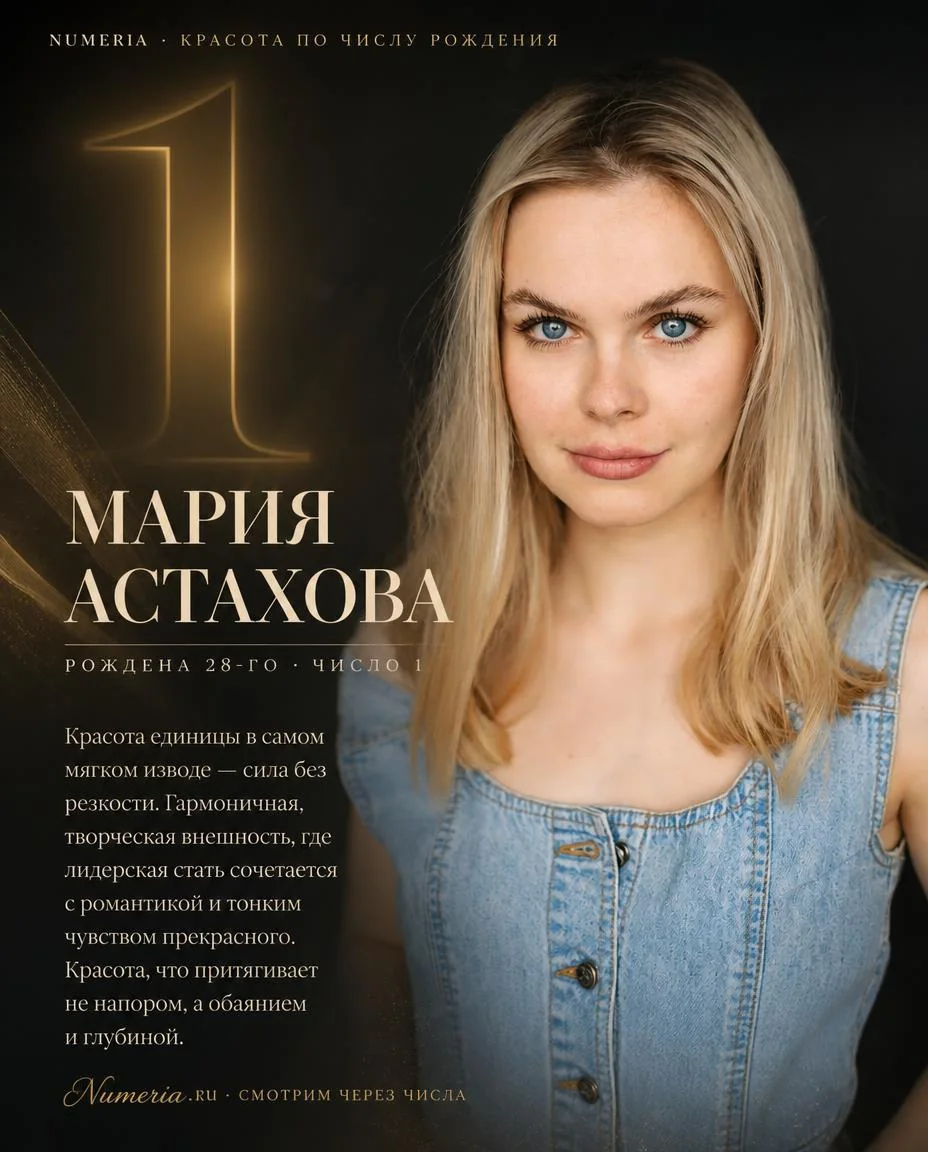 Мария Астахова — красота числа 1