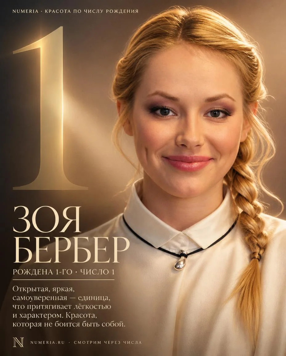 Зоя Бербер — красота числа 1