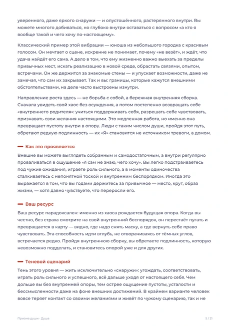 Сильные стороны, тень и точки роста